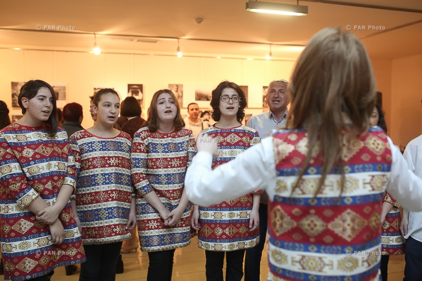 Opening of photographer Yuri Mechitov's exhibition entitled 'Georgia-Double Pages' 