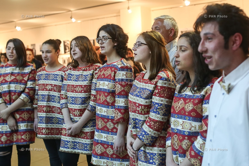 Opening of photographer Yuri Mechitov's exhibition entitled 'Georgia-Double Pages' 
