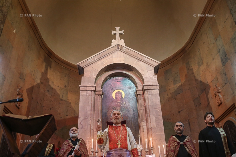Великий Четверг в церкви Св. Саркиса, посвященный воспоминанию о Тайной Вечере в Иерусалимской горнице