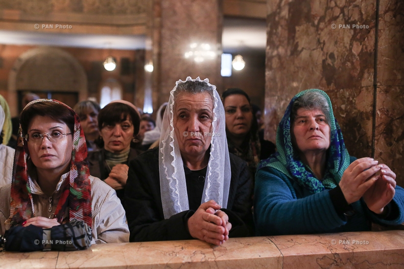 Holy Thursday: A Washing of Feet ceremony at Armenia’s St. Sargis Church, symbolizing Christ's humility