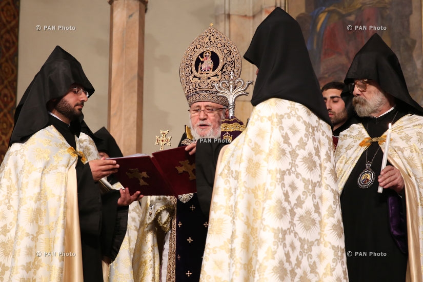 Holy Thursday: A Washing of Feet ceremony at Mother See of Holy Etchmiadzin, symbolizing Christ's humility