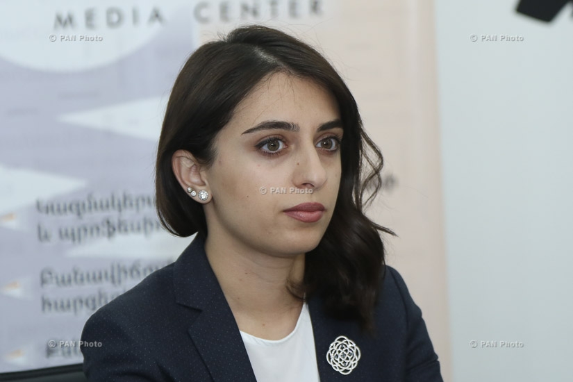 Press conference of Suren Krmoyan, Lusine Sargsyan, Lianna Doydoyan and Ashot Melikyan