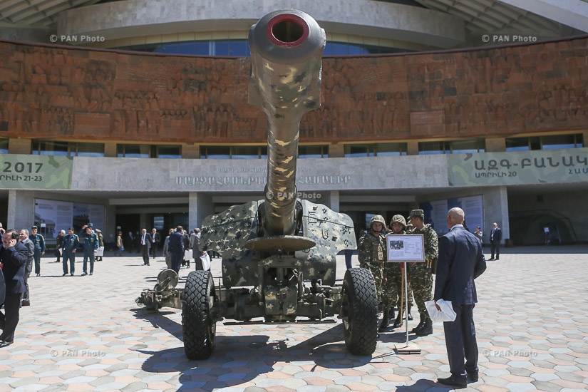 Military exhibition within the frames of Nation-Army 2017 conference