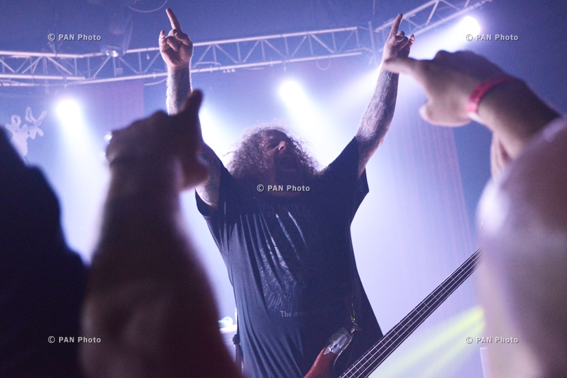 Концерт британской дэт-метал-группы Napalm Death в Ереване