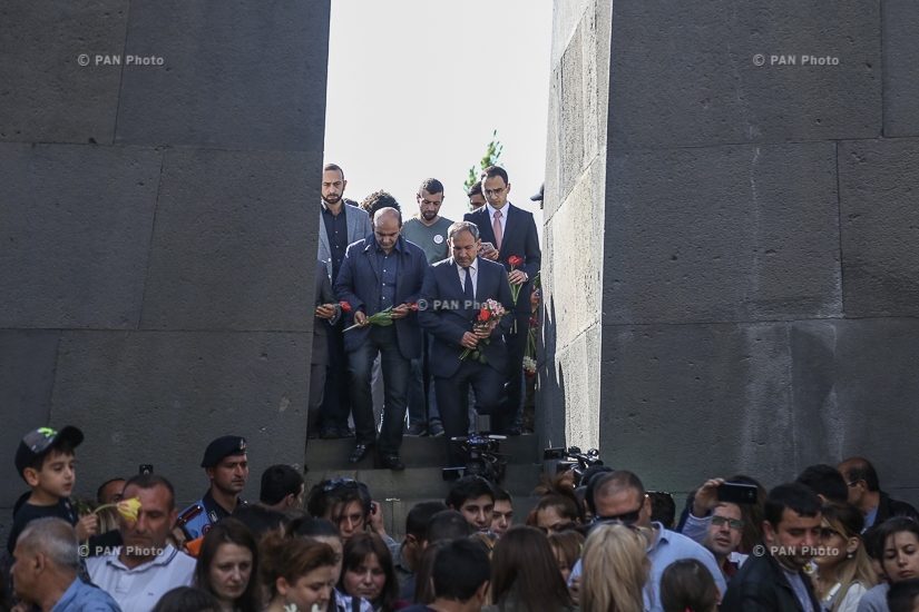 Հայոց ցեղասպանության 102-րդ տարելիցը: ԵԼՔ դաշինքի անդամների այցը Ծիծեռնակաբերդ