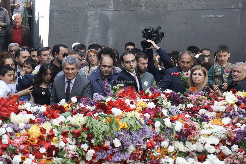 Հայոց ցեղասպանության 102-րդ տարելիցը: ԵԼՔ դաշինքի անդամների այցը Ծիծեռնակաբերդ