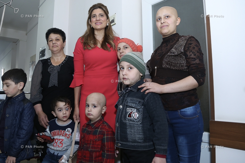 Director general of King Hussein Cancer Foundation, HRH Princess Dina Mired visited Muratsan Hospital Complex in Yerevan