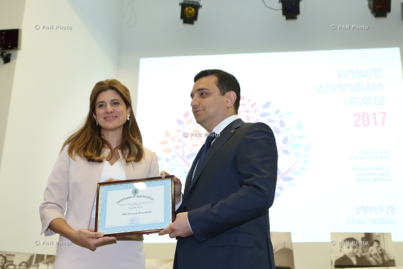 Генеральный директор Фонда по борьбе с раком имени короля Хуссейна в Иордании принцесса Дина Майред в Ереване приняла участие в мероприятии «Конгресс переживших рак» 