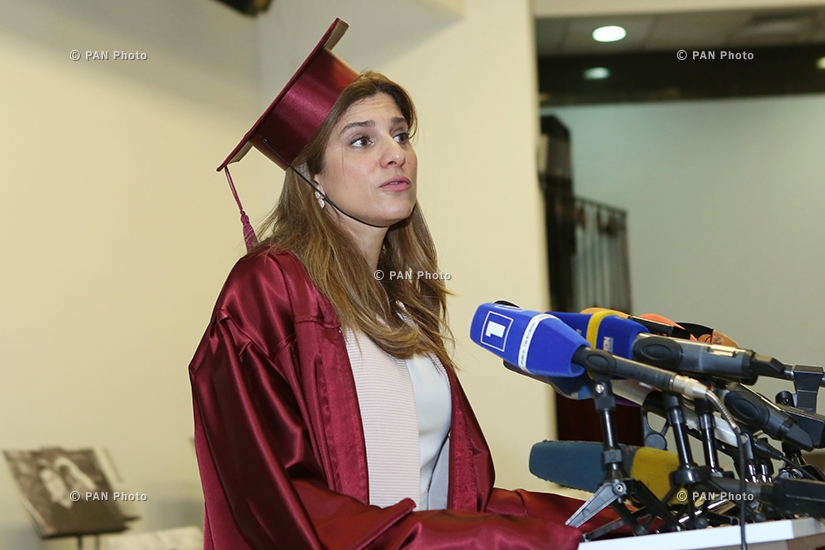 Генеральный директор Фонда по борьбе с раком имени короля Хуссейна в Иордании принцесса Дина Майред в Ереване приняла участие в мероприятии «Конгресс переживших рак» 