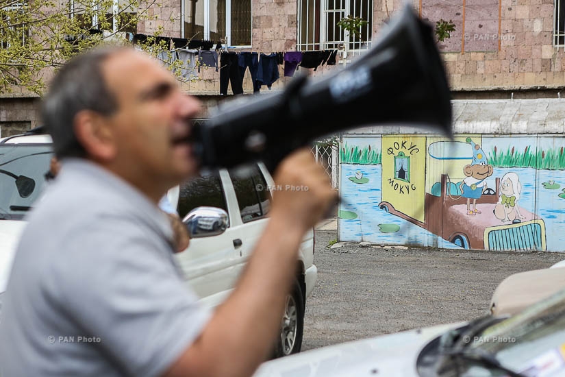 Участвующий в предстоящих выборах Совета старейшин Еревана блок «ЕЛК» (Выход) провел свою избирательную кампанию