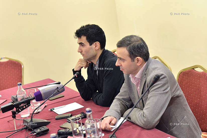 Press conference of composer Tigran Hamasyan 