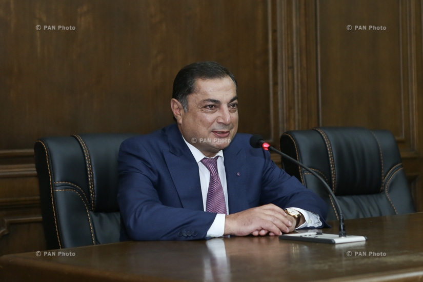 Briefing: Head of RPA parliamentary faction Vahram Baghdasaryan