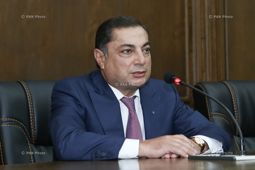 Брифинг: Глава парламентской фракции РПА Ваграм Багдасарян