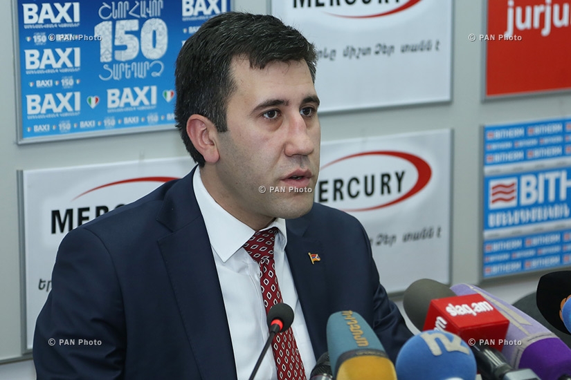 Press conference of Artsakh Ombudsman Ruben Melikyan