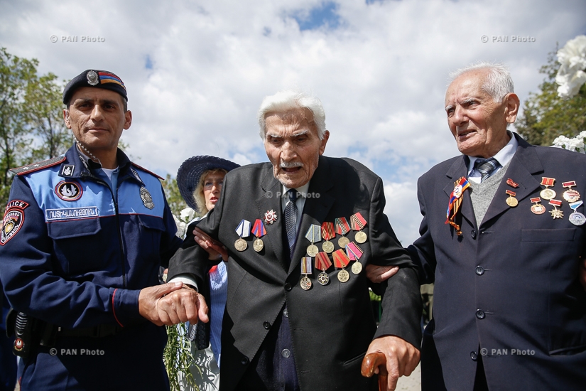 Celebrations, dedicated to the 72nd anniversary of victory in WWII
