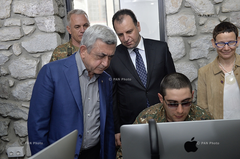 Նախագահ Սերժ Սարգսյանը ներկա է գտնվել Արցախում «Թումո-բանակ» ծրագրի պաշտոնական մեկնարկին