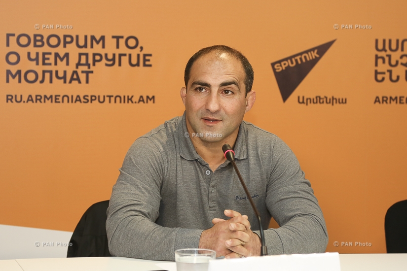 Пресс-конференция национальной сборной Армении по вольной борьбе