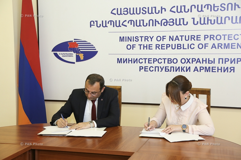 Министерство охраны природы РА и Ассоциация производителей возобновляемой энергетики подписали меморандум о сотрудничестве