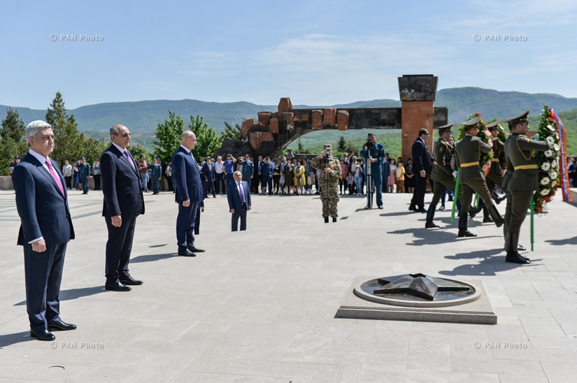 В Степанакерте и Шуши состоялись мероприятия, посвящённые Празднику Победы и 25-летию создания Армии обороны Республики Арцах и освобождения Шуши