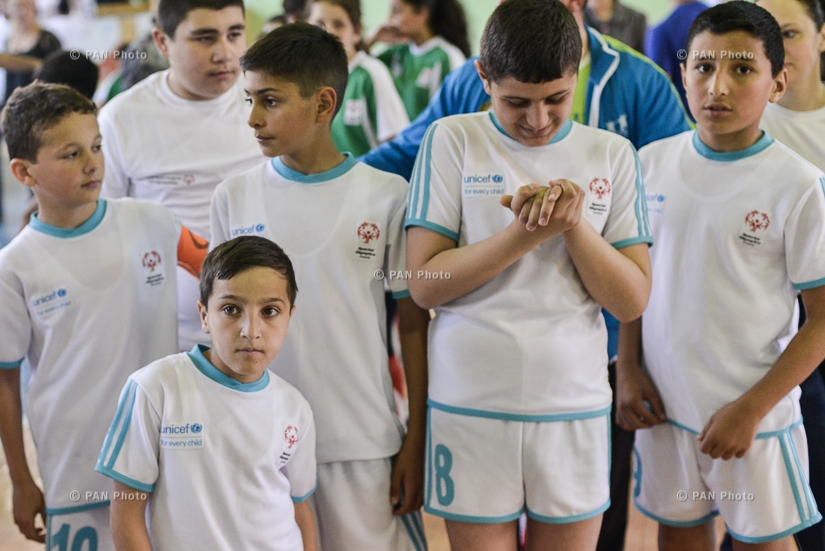 Հայաստանում հաշմանդամություն ունեցող և չունեցող երեխաների միջև սպորտային եզրափակիչ մրցումները