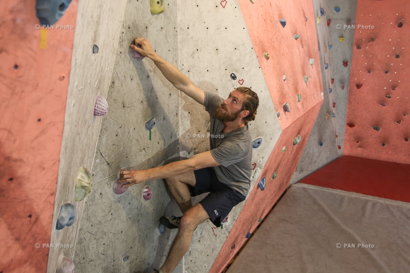 Sport climbing training