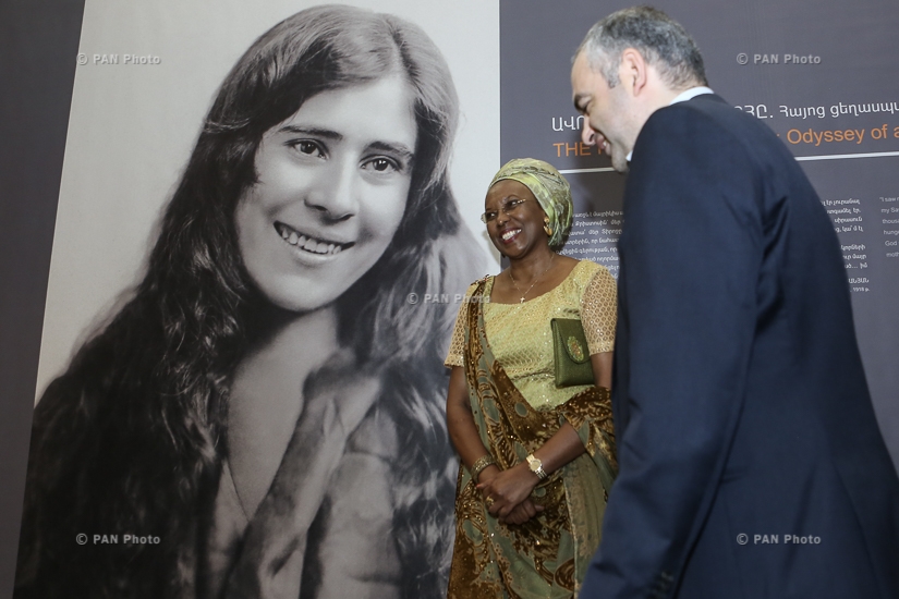Лауреат премии «Аврора» Маргерит Баранкитс посетила Мемориальный комплекс «Цицернакаберд» и Музей-институт геноцида Армян