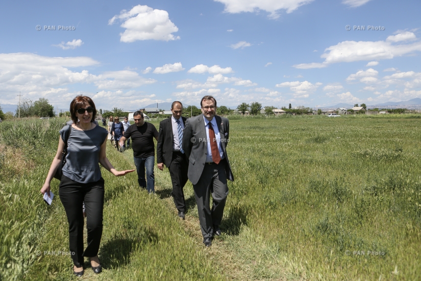 USAID, Coca-Cola Hellenic Bottling Company Armenia and UNDP GEF SGP in Armenia mark completion of irrigation system improvement project in the village of Hayasnist