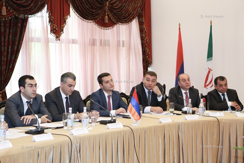 Meeting between Armenian Minister of Agriculture Ignati Arakelyan and Iranian Agriculture Jihad Minister Mahmoud Hojjati