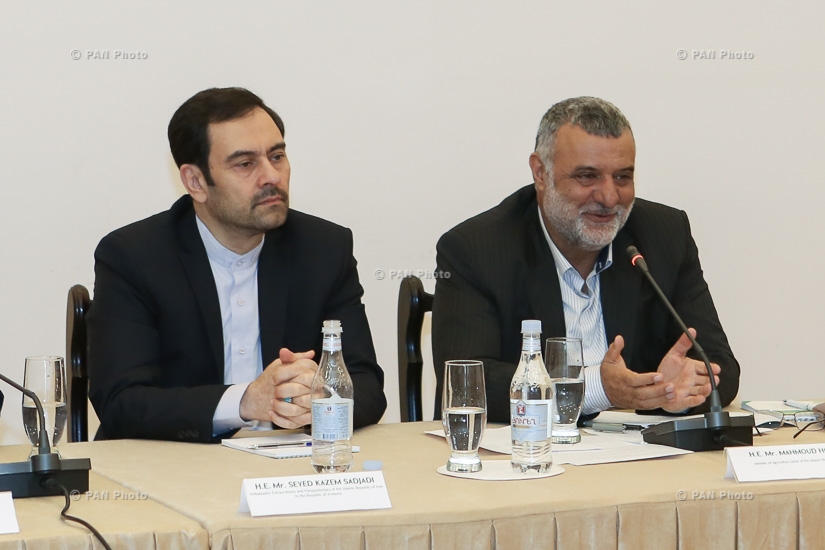 Встреча министра сельского хозяйства Армении Игнатия Аракеляна и  Министра сельскохозяйственного джихада Ирана Махмуда Ходжати
