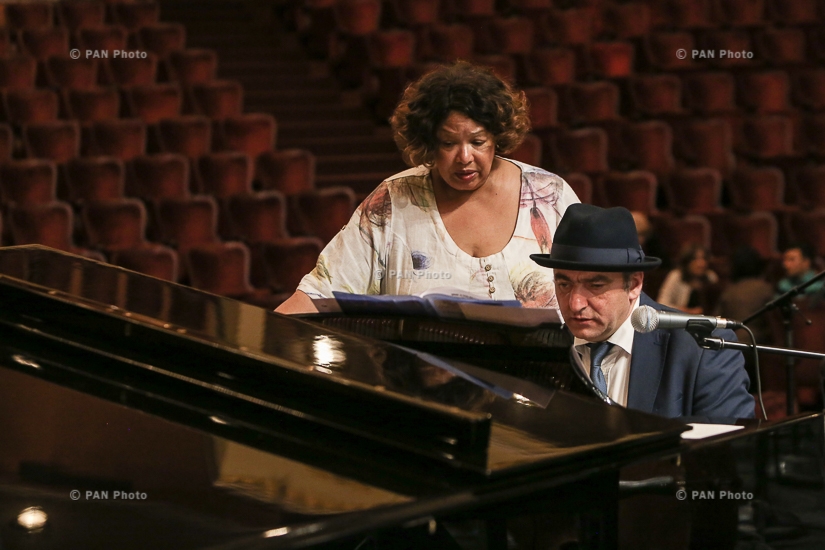 Репетиция концертной программы «Элла Фицджеральд – 100», посвященной 100-летию со дня рождения королевы джаза 
