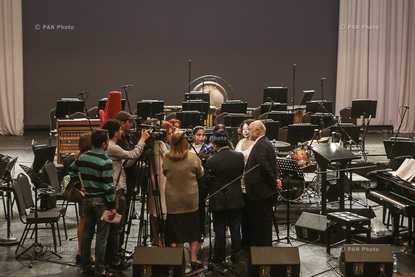 Rehearsal of the concert “Ella Fitzgerald 100”, dedicated to 100th anniversary of the Queen of Jazz