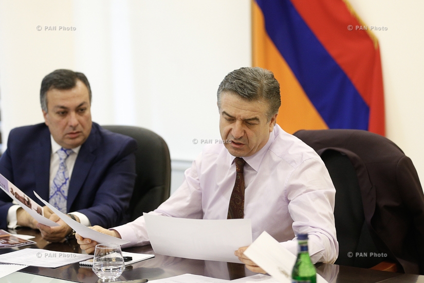 Armenian Prime Minister Karen Karapetyan's working visit to the Ministry of Culture