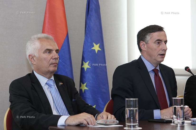 Press conference by Chairman of the Committee on Foreign Affairs of European Parliament David McAllister