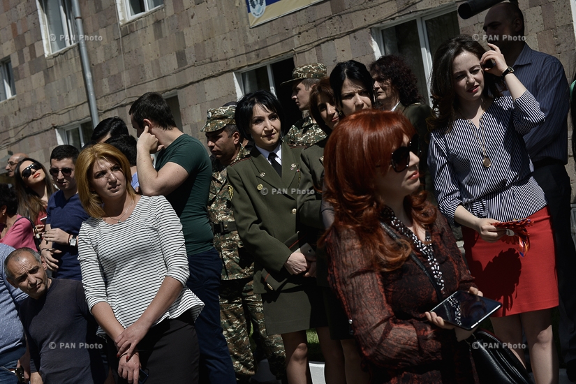 School graduation celebration at  Monte Melkonian Military and Sports College of RA Ministry of Defense 