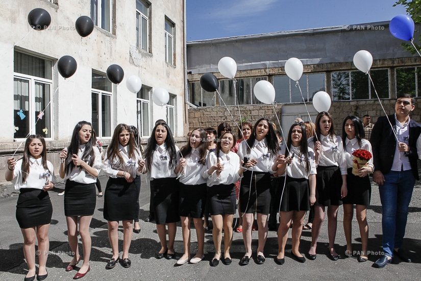 RA Minister of Education and Science Levon Mkrtchyan  participated in the graduation ceremony
