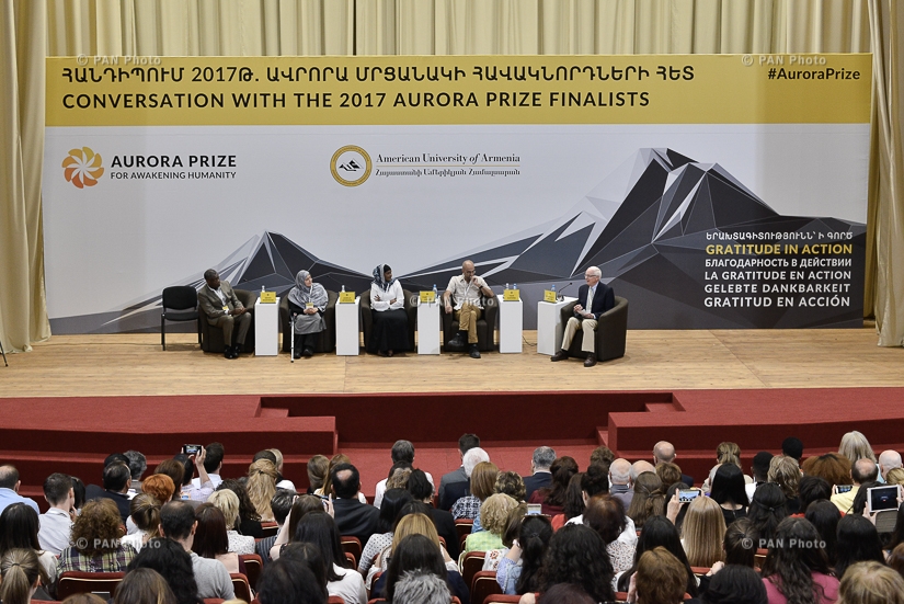 2017 Aurora Prize Finalists presented their activities and results
