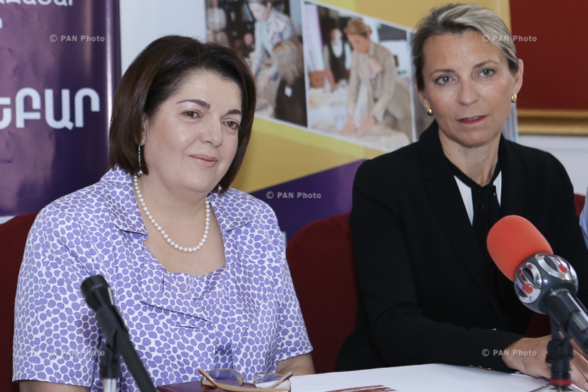 Press conference of Anne Debard: the leading French expert on the etiquette and protocol