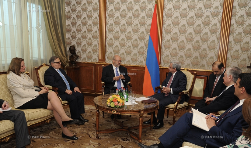 Президент Армении Серж Саргсян принял Генерального секретаря ОБСЕ Ламберто Заньера