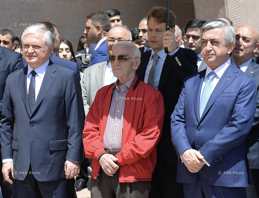 Charles Aznavour House Museum key handover ceremony