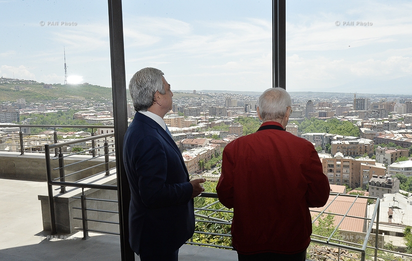 Charles Aznavour House Museum key handover ceremony