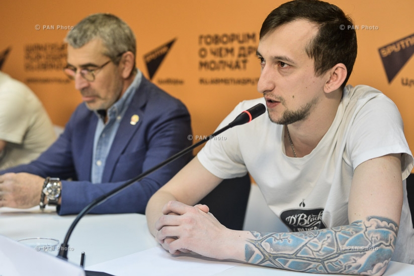 Аветисян иван владимирович самара фото Press conference by soloist of D’Black Blues Orchestra, Russian businessman Vlad
