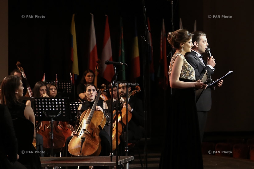 Торжественная церемония открытия 13-го Международного конкурса имени Арама Хачатуряна