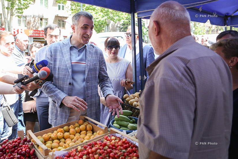 Agricultural products fair reopens in Yerevan