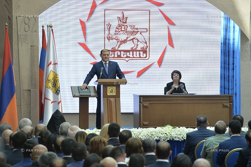Церемония инаугурации мэра Еревана
