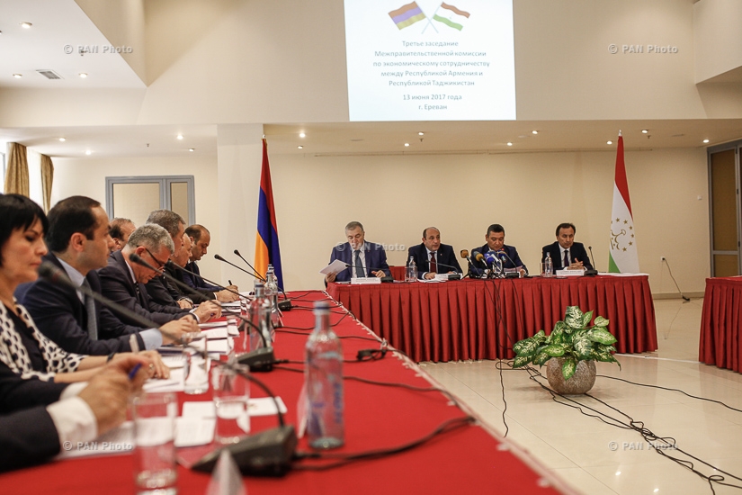 Yerevan hosts meeting of Armenian-Tajik Intergovernmental Commission on Economic Cooperation 