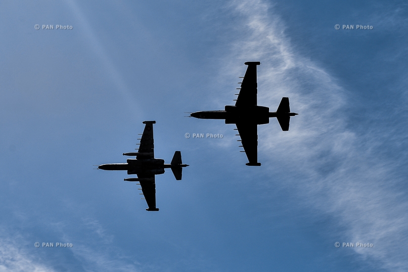 Ուսումնամարզական թռիչքներ Գյումրիի ավիացիոն զորամասում