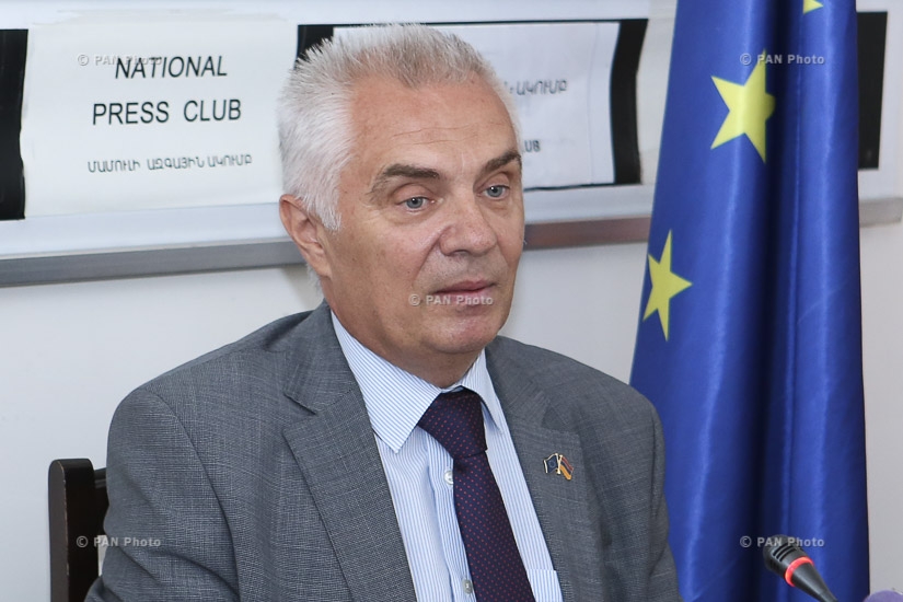 Пресс-конференция руководителя делегации ЕС в Армении Петра Свитальского