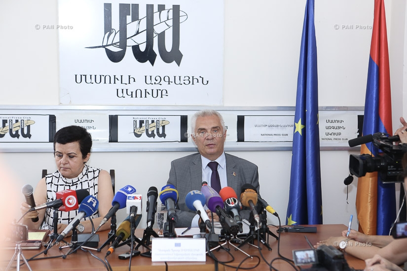 Press conference by Head of EU Delegation in Armenia Piotr Switalski
