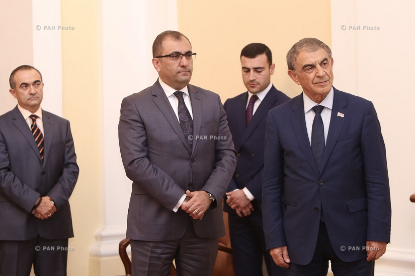 RA NA Speaker Ara Babloyan and British Ambassador to Armenia Judith Farnworth signed an agreement