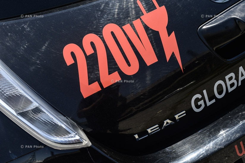 ՀՀ ավտոմոբիլային ֆեդերացիան, Global Shipping և «Գիտատեխնիկական ասոցիացիա երեք կետ» ԻԱՄ-ը ներկայացրել են Nissan Leaf էկոմոբիլը